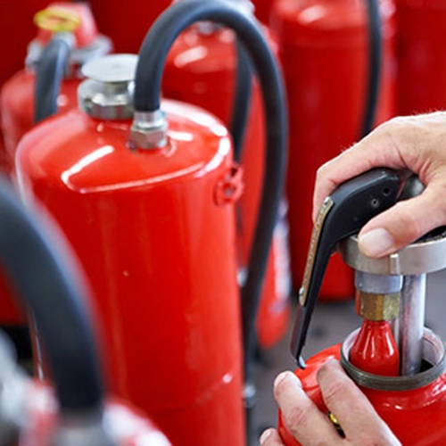 Fire Extinguisher Refilling Work